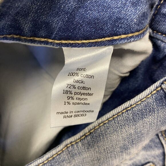 So Denim Distressed Destroyed Frayed Hem Jean Skirt - Junior's Size 3 - New - Picture 6 of 9